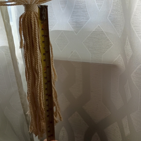 Fab Habitat Hanging Macrame Boho Basket - Picture 8 of 8